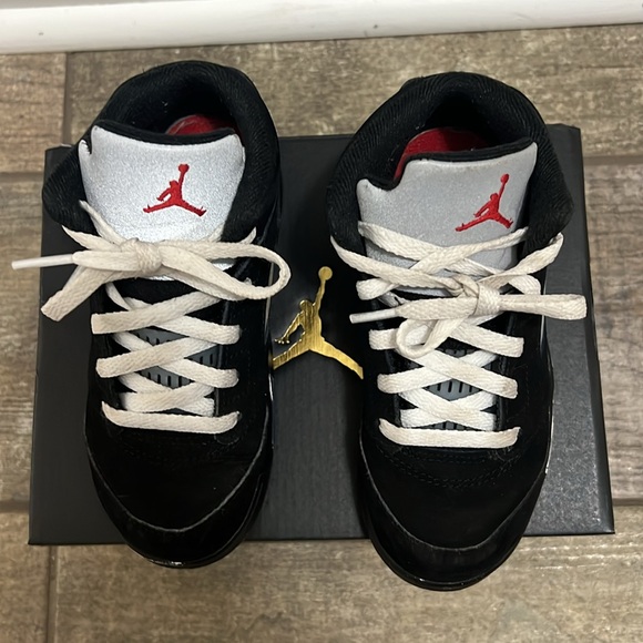 2025 Air Jordan 5 Retro OG TD 'Black Metallic Reimagined size 10c - Picture 2 of 10